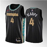Men's Memphis Grizzlies #4 Victor Oladipo Black City Edition Stitched Jersey Dzhi,baseball caps,new era cap wholesale,wholesale hats